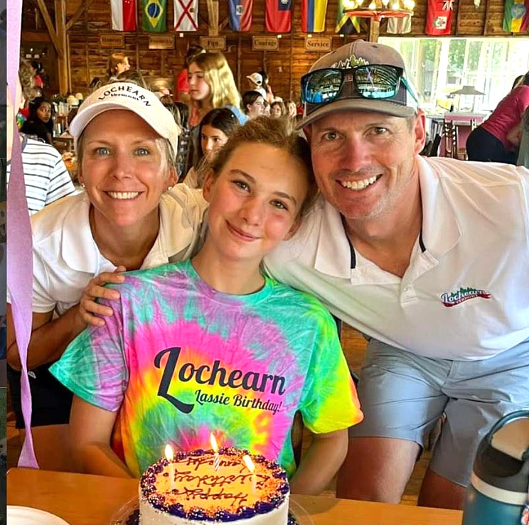 Erin and Christopher Dow and family, Camp Lochearn Directors