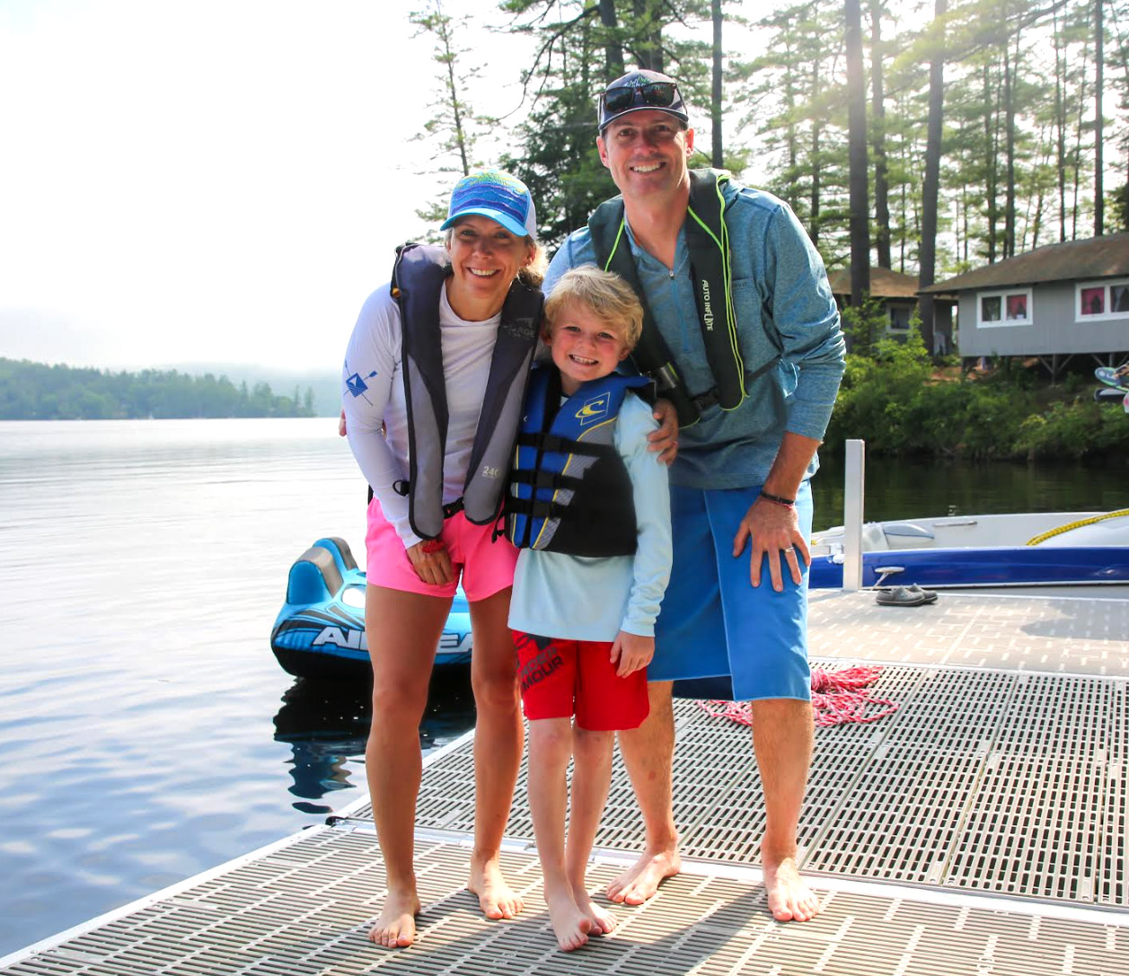 Erin and Christopher Dow and family, Camp Lochearn Directors